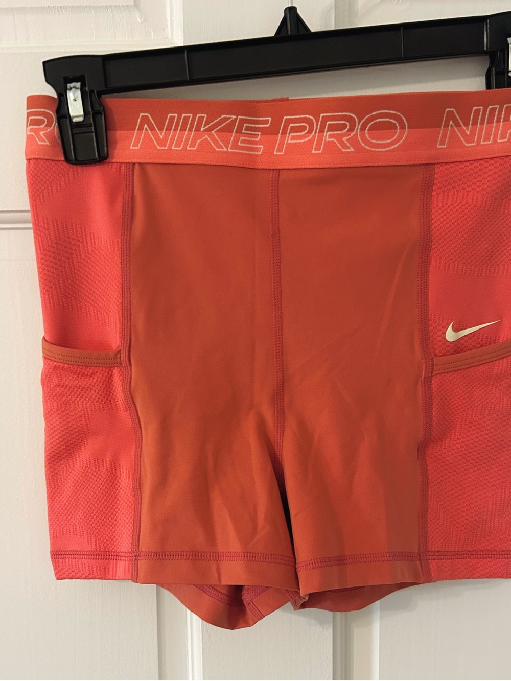 Nike Pro Coral High-Rise Bike Shorts with Side Pockets